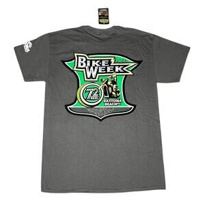 Vintage Y2k Daytona Beach 72nd Bike Week Biker T-Shirt